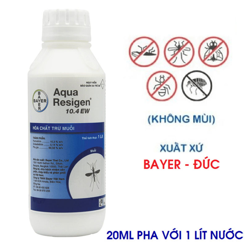 Thuốc xịt tiêu diệt muỗi Bayer Aqua Resigen 100ml