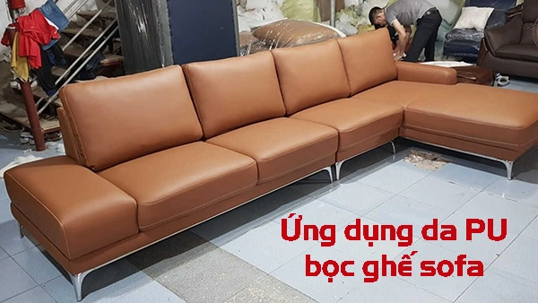 Ứng dụng da PU bọc ghế sofa