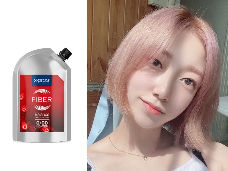 cách nhuộm tóc hồng pastel
