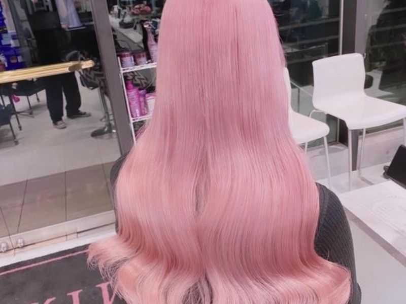 nhuộm hồng pastel có cần tẩy tóc không