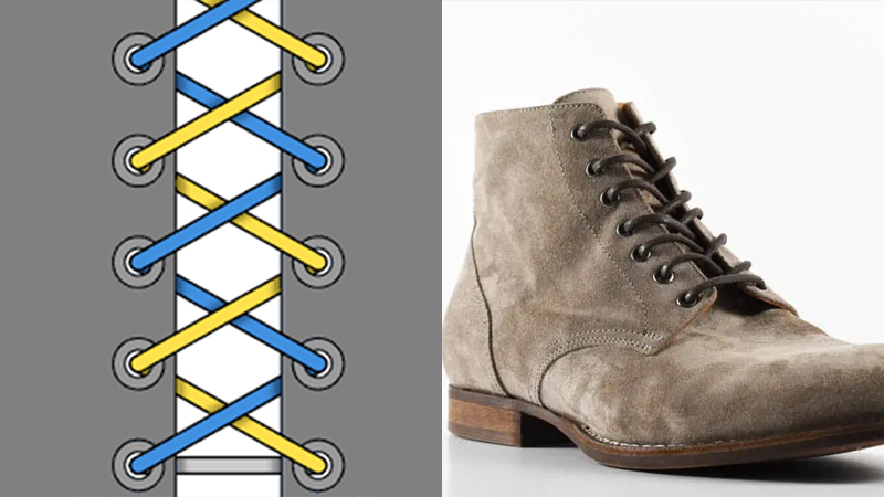 Cách buộc dây giày boot đẹp, đơn giản, nâng tầm phong cách | Ảnh 2