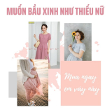 Các mẫu váy bầu mùa hè xinh xắn nàng không nên bỏ qua