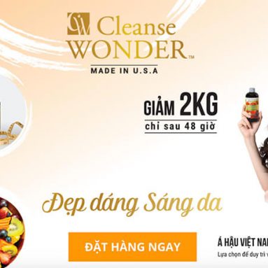 Nước giảm cân Cleanse Wonder: Bí quyết cho một vóc dáng khỏe đẹp