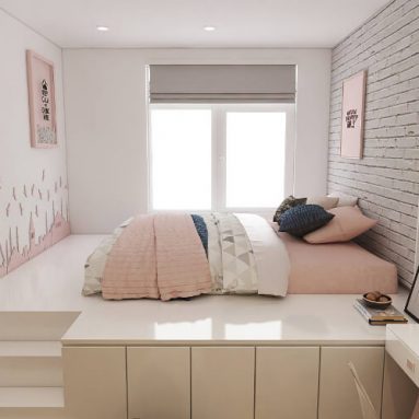 Thiết kế phòng ngủ nhỏ đẹp dành cho phòng 3m2, 5m2, 10m2