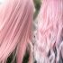Công thức nhuộm màu hồng pastel cho nền tóc đen tự nhiên